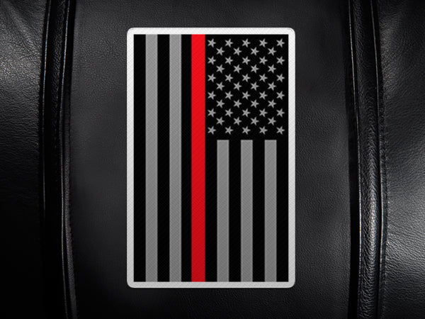 Red Line Flag Vertical Logo Panel