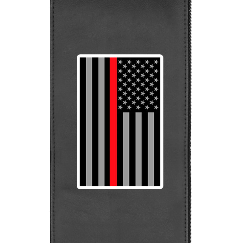 Red Line Flag Vertical Logo Panel