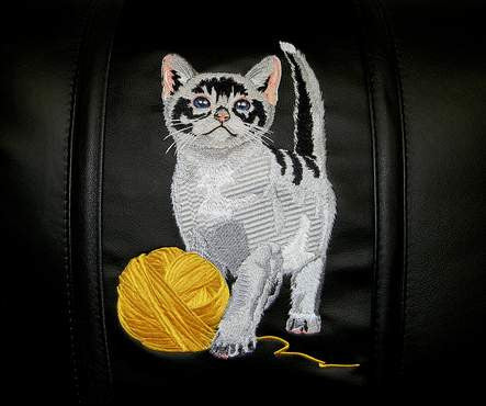 Kitten with Yarn